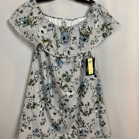 NWT PerSeption Concept Off the Shoulder Dress Sz L - Picture 3 of 11